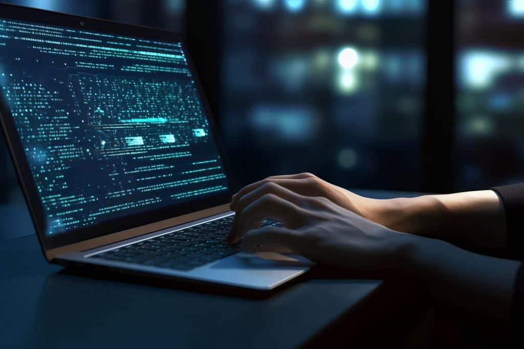 Software development concept. Coding programmer, software engine